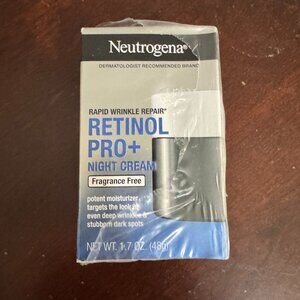 Neutrogena Rapid Wrinkle Repair Retinol Pro+ Night Cream Fragrance Free, 1.7oz,